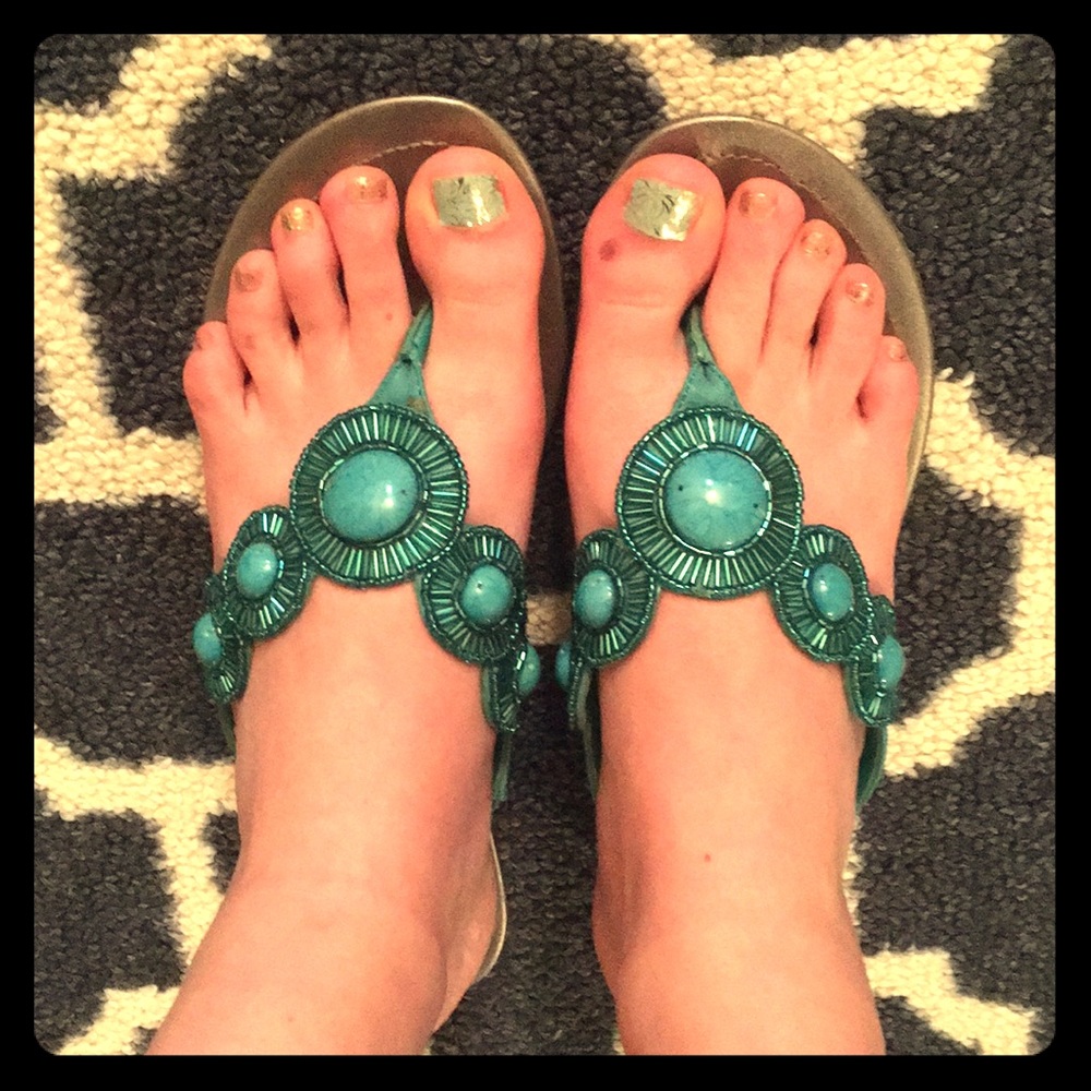 Teal Glam Wedges - Bundle for additional discount!